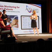 Dori Jones pitches AcQumen Medical at the 2025 StartUp Lehigh Valley competition